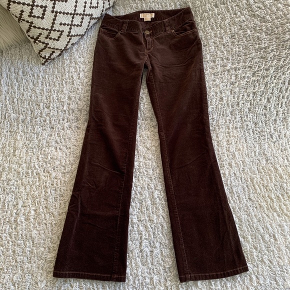 Brown bootcut corduroy pants Clearance